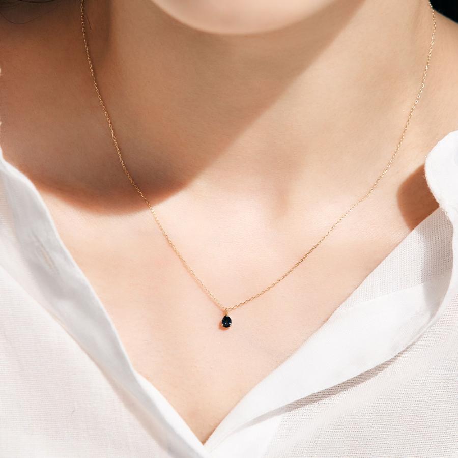 Jewel closet by L&Co. 誕生石 ネックレス 9月 サファイア サファイヤ