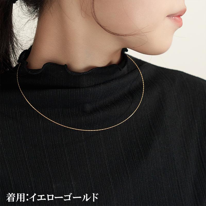 Jewel closet by L&Co. K18 チェーン ネックレス レディース メンズ