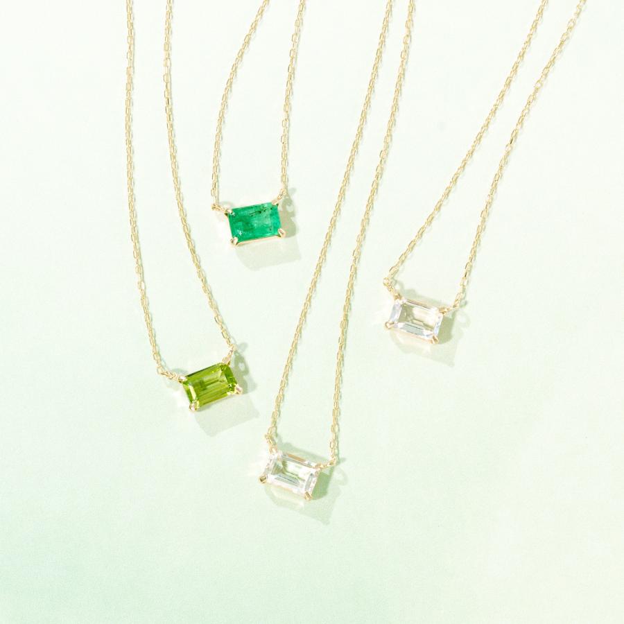 誕生石 9月 ネックレス レディース サファイア 10金 K10 L&Co.（エルアンドコー） 友達 彼女 妻 プレゼント ギフト 記念日の画像