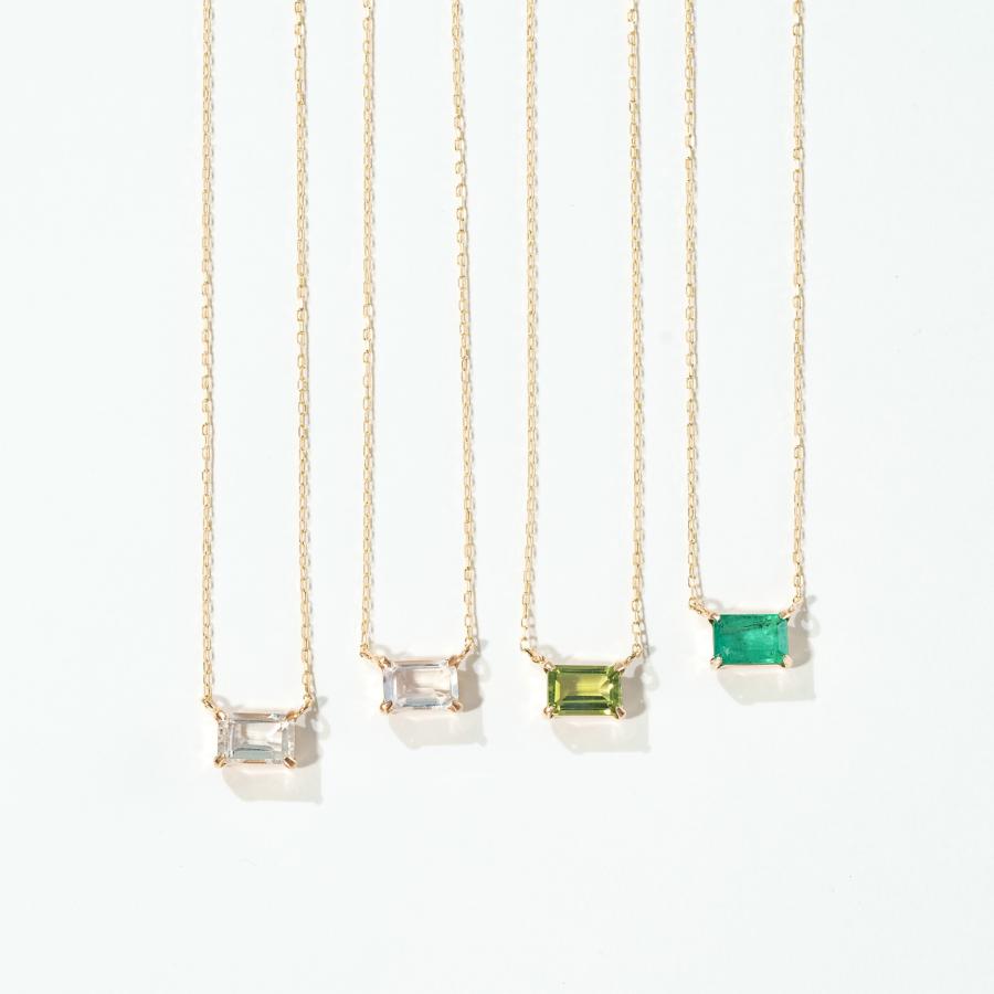LIDNM 10kネックレス Jewel closet by L&Co. 誕生石 10月 ネックレス レディース ピンク