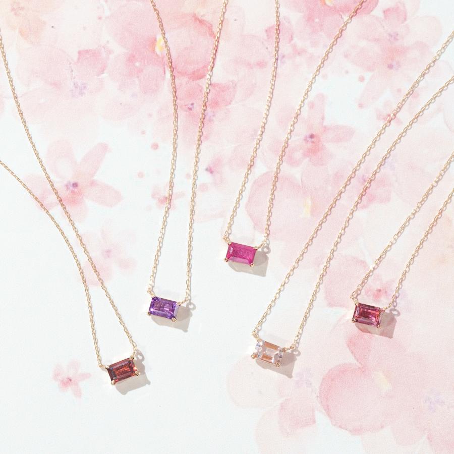 Jewel closet by L&Co. 新誕生石 4月 ネックレス レディース