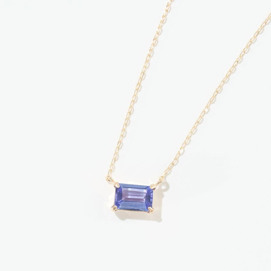誕生石 12月 ネックレス レディース タンザナイト 10金 K10 L&Co.（エルアンドコー） 友達 彼女 妻 プレゼント ギフト 記念日の画像