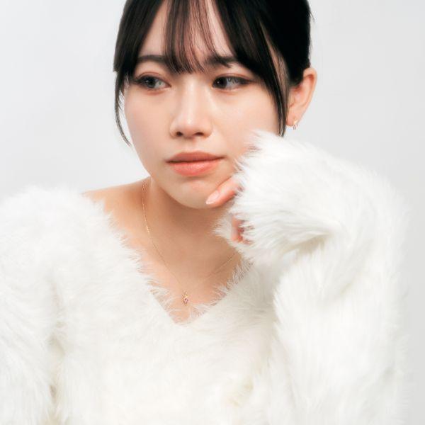 ネックレス K10 イエローゴールド カラーストーン　(ピンク）ライトアメジスト・アメジスト・タンザナイト candle L&Co.（エルアンドコー）の画像