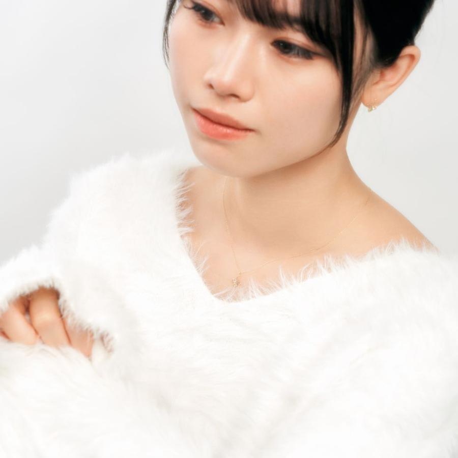 ネックレス K10 イエローゴールド カラーストーン（グリーン） グリーンアメジスト・ペリドット・グリーンクォーツ candle L&Co.（エルアンドコー）の画像