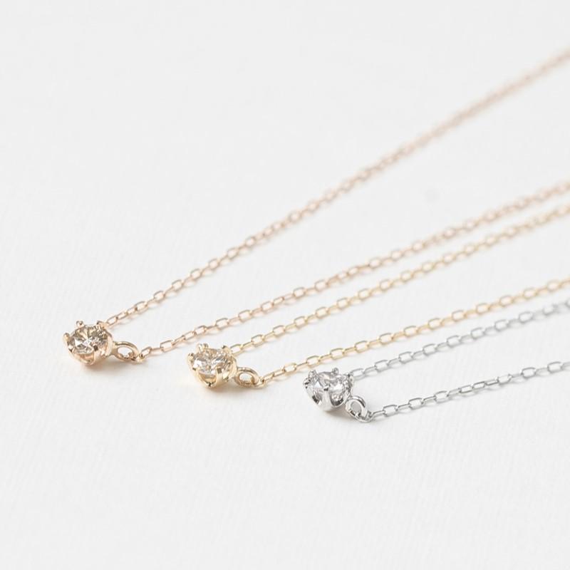 Jewel closet by L&Co. ネックレス レディース ダイヤモンド 0.10ct