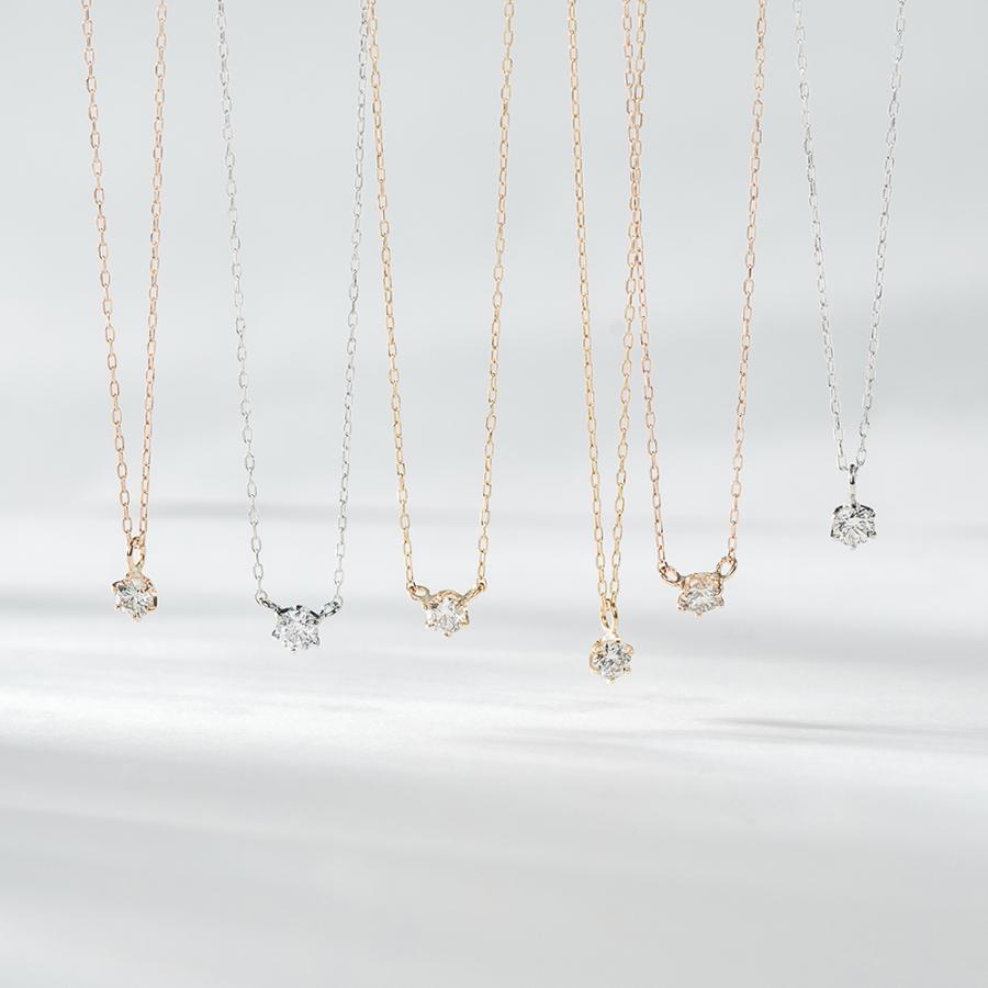 Jewel closet by L&Co. ネックレス レディース ダイヤモンド 0.10ct