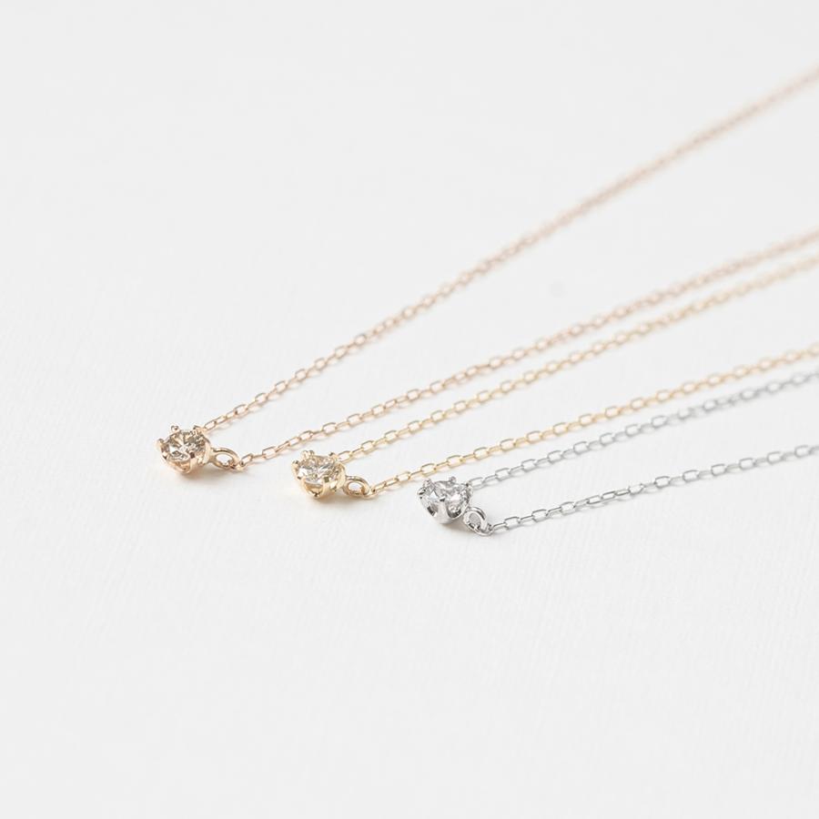 Jewel closet by L&Co. ネックレス レディース ダイヤモンド 0.10ct