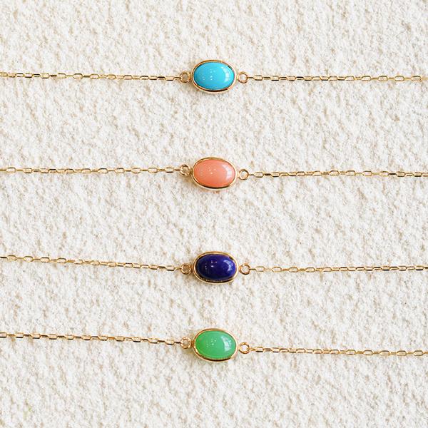 Jewel closet by L&Co. ブレスレット レディース 選べるカラーストーン 