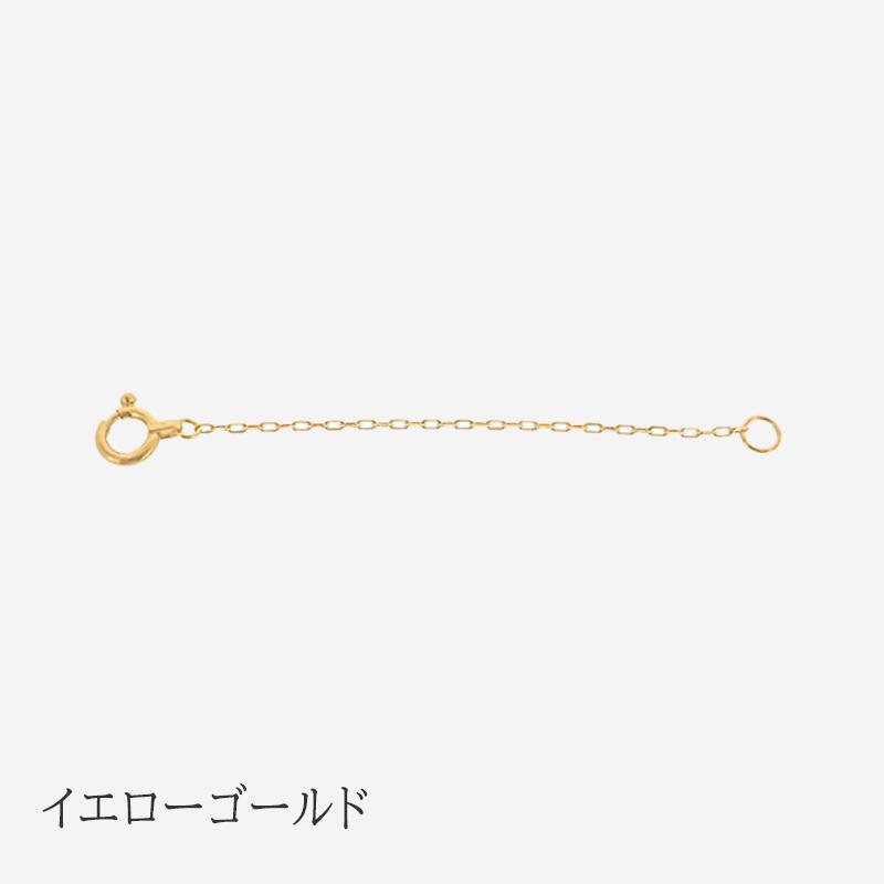 ネックレス アジャスター シンプル 5cm レディース K18 18金 Pt850 プラチナ850 長さ調節 イエロー ピンク ペンダント L&Co. エルアンドコーの画像