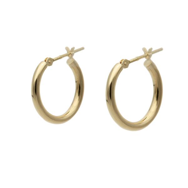 Jewel closet by L&Co. ピアス レディース メンズ フープ K18 18金 地