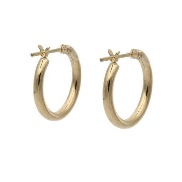 Jewel closet by L&Co. ピアス レディース メンズ フープ K18 18金 地