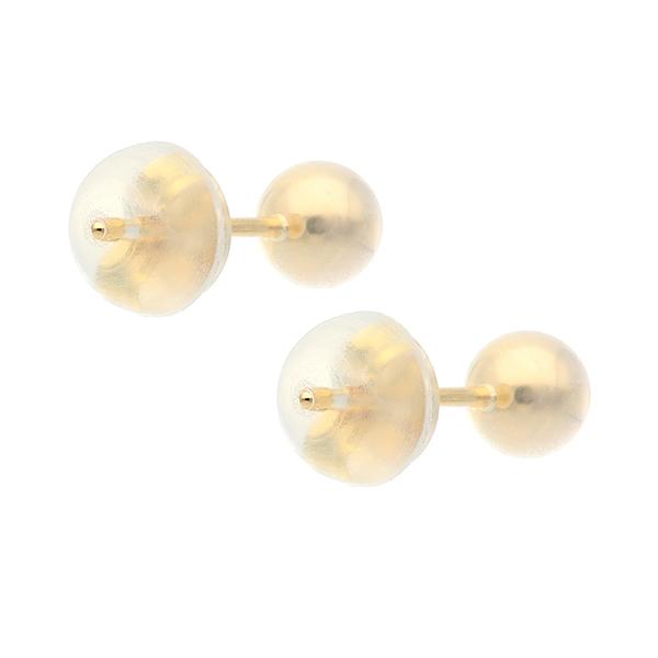 Jewel closet by L&Co. ピアス レディース メンズ K18 18金 丸玉