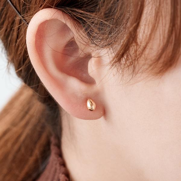 Jewel closet by L&Co. ピアス レディース メンズ K18 18金 たまご 卵