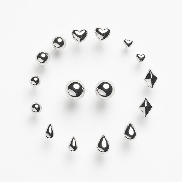 Jewel closet by L&Co. ピアス レディース メンズ プラチナ Pt900 丸玉