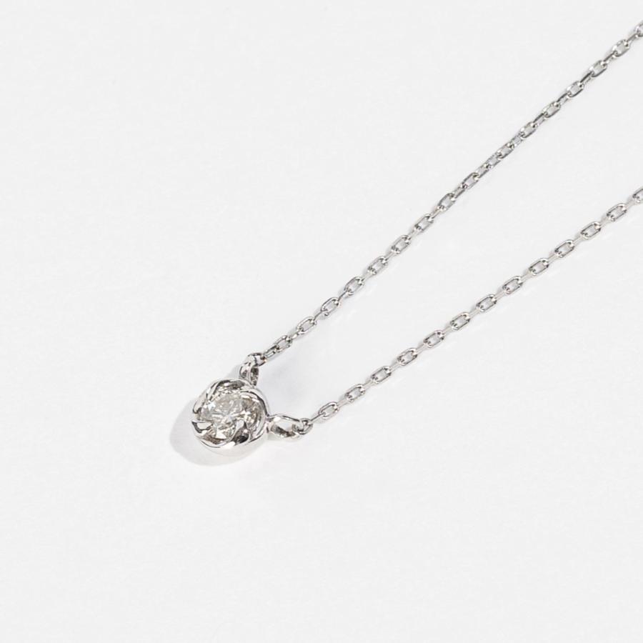 ネックレスプラチナ PT900 ダイヤモンド 0.08ct ダイヤネックレス L&Co.（エルアンドコー）新商品 プレゼント 彼女 妻 ギフト 08ct L&Co エルアンドコー 約4
