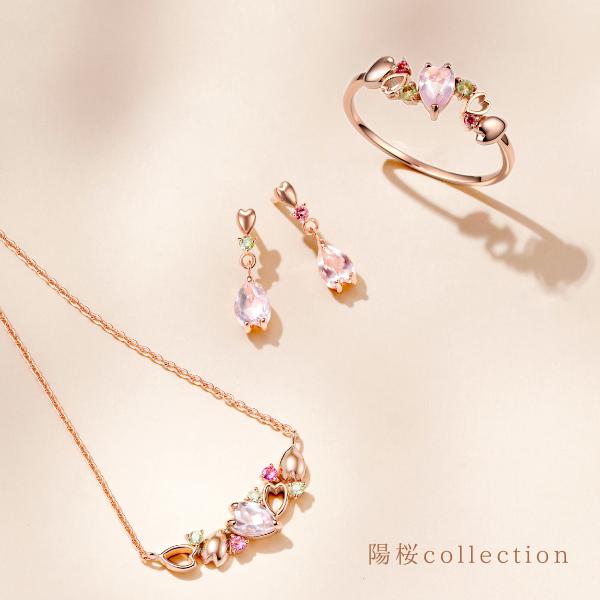 ネックレス SV925 夜桜 ペンダント レディース SV925  さくら sakura サクラ シルバー カラース ト ーン L&Co.　エルアンドコーの画像