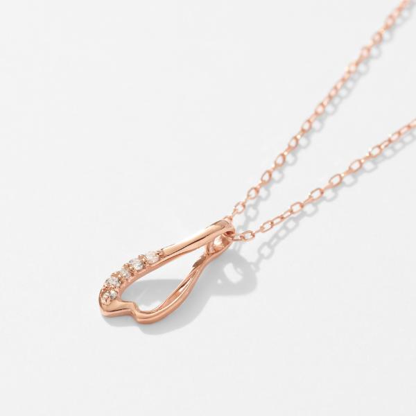 ネックレス K10 10金 PG 陽桜 ペンダント レディース  桜 さくら sakura サクラ ピンク カラース ト ーン L&Co.　エルアンドコーの画像