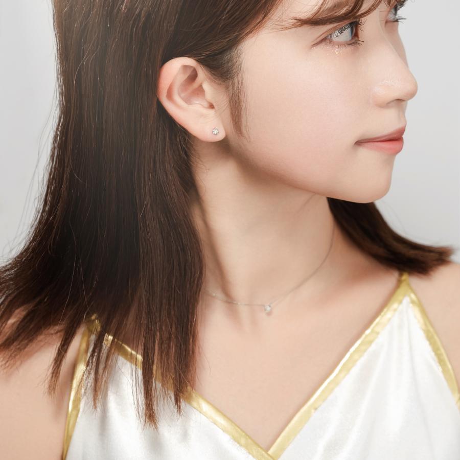 ピアス プラチナ PT900 ダイヤモンド 0.1ct L&Co.（エルアンドコー）プレゼント 彼女 妻 ギフトの画像