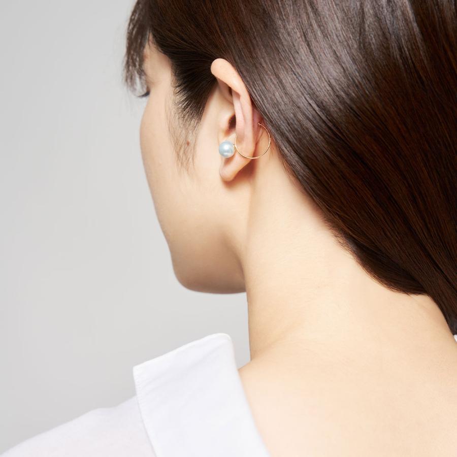 イヤーカフ K10 イエローゴールド カラーシェルパール 真珠  ピンク シンプル    推し L&Co.（エルアンドコー） | Jewel closet by L&Co. | 03