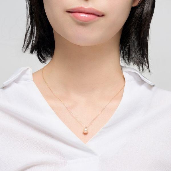 Jewel closet by L&Co. ネックレス K10 イエローゴールド カラーシェル