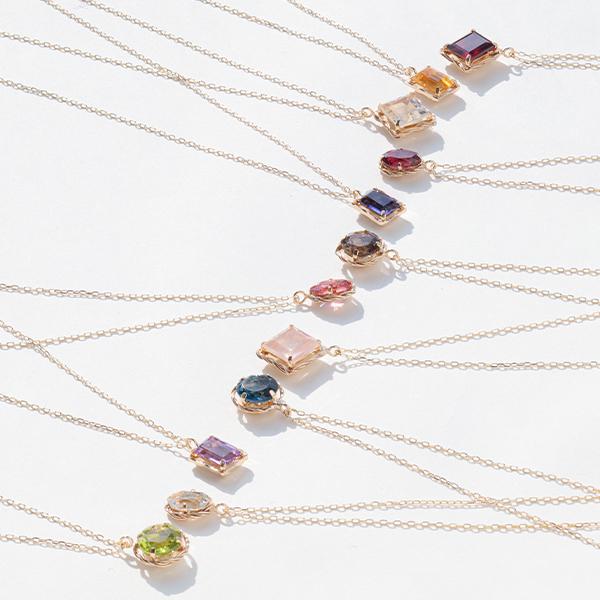 Jewel closet by L&Co. ネックレス レディース アメジスト シトリン