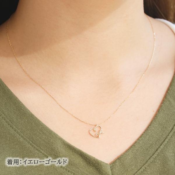 Jewel closet by L&Co. ネックレス レディース ハート リボン Jewel closet by L&Co. ネックレス レディース ハート リボン