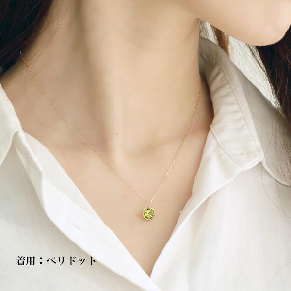 Jewel closet by L&Co. ネックレス レディース ペリドット クオーツ 