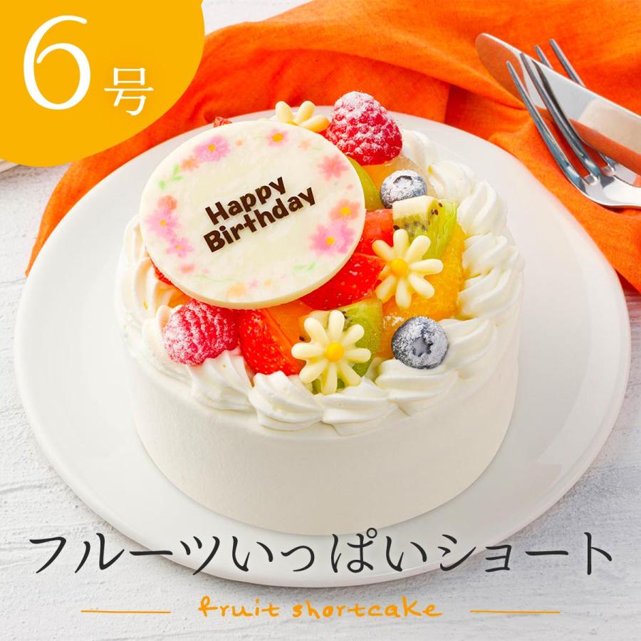 フルーツいっぱいショート 6号 18cm : レコロレYahoo!店 - 通販