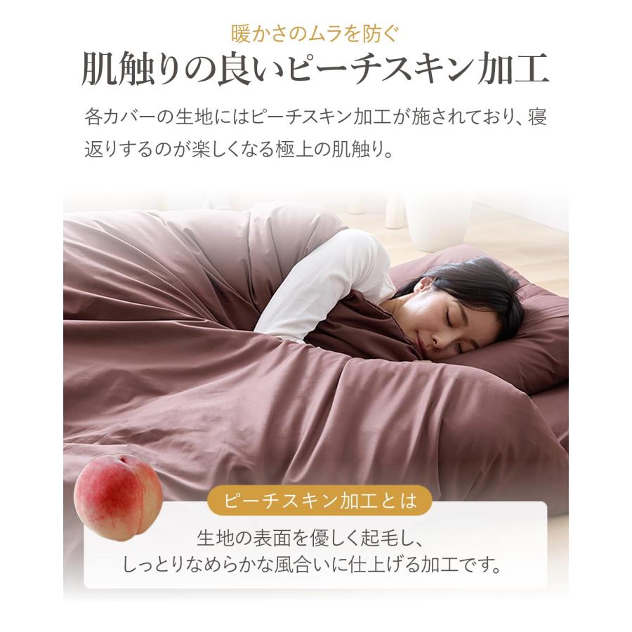 1年保証 布団セット シングル 7点セット 羽毛入り掛け布団 1.8kg