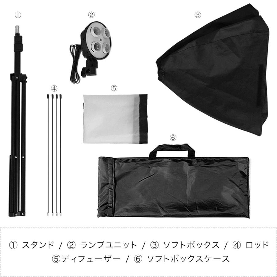 1年保証 撮影照明セット 4灯 ソケット 撮影 ライト 照明 撮影キット