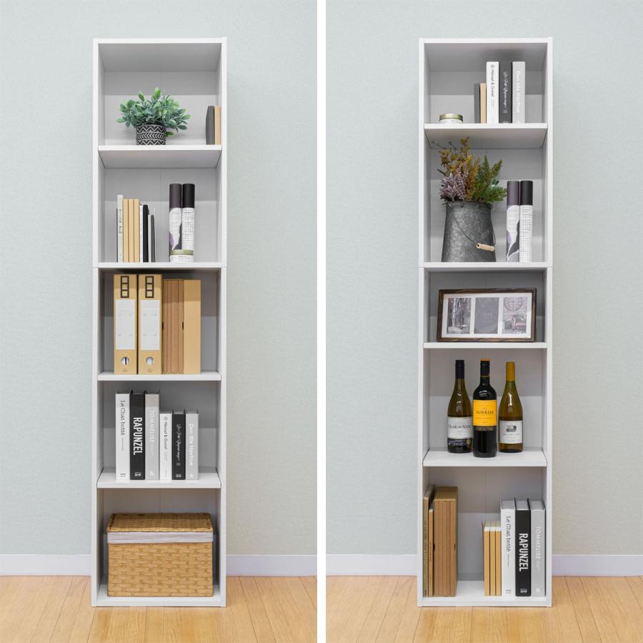 1年保証 カラーボックス 本棚 5段 7段 幅40×奥行30cm 高さ170cm ハイ