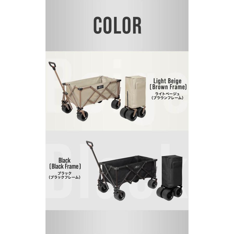 FIELDOOR 1年保証 キャリーワゴン 後ろ開け 折りたたみ 大容量