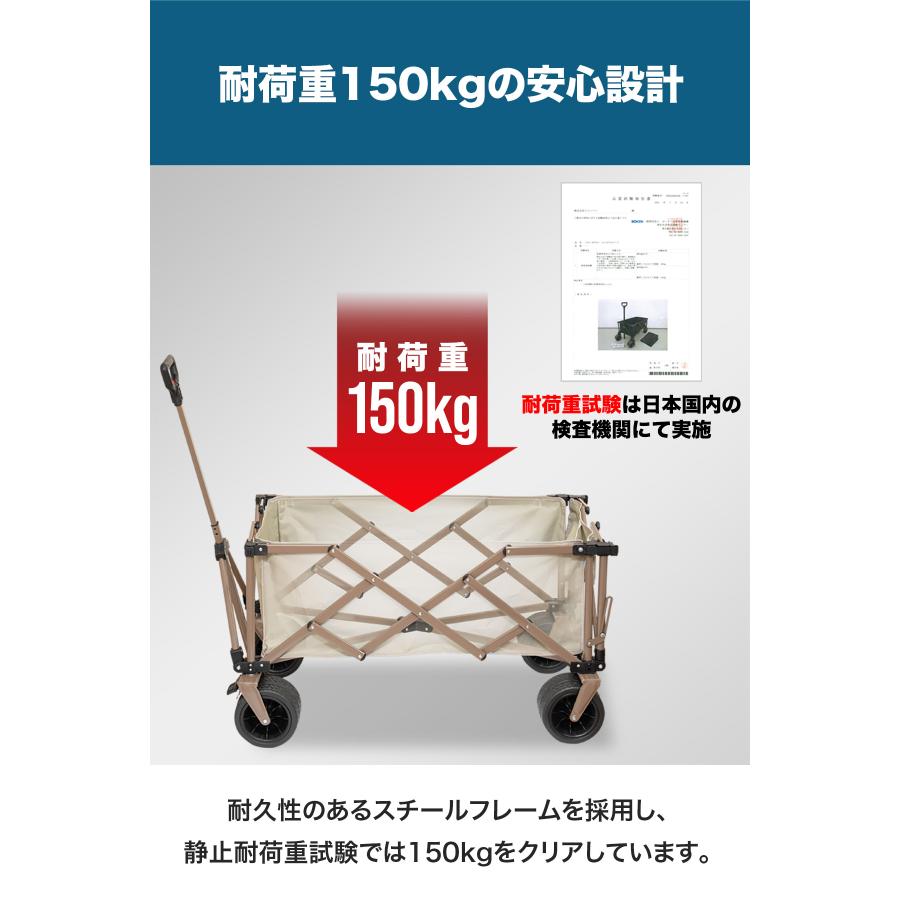 FIELDOOR（フィールドア） 1年保証 キャリーワゴン 後ろ開け