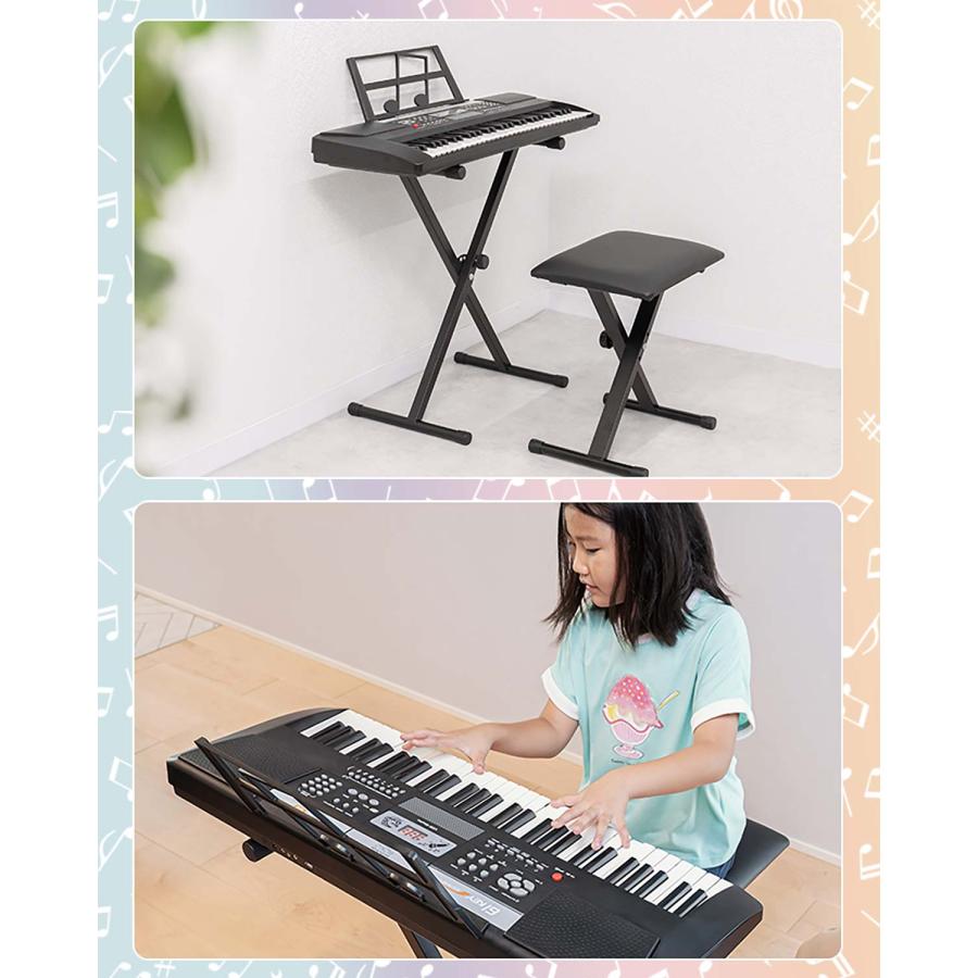 Cossain 61鍵盤　電子キーボード 本体と付属品 Amazon | Cossain BX-18 電子ピアノ 61鍵盤 折り畳み式 初心者