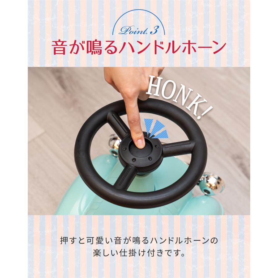 RiZKiZ 1年保証 乗用玩具 足けり 1歳 車 おもちゃ クラシックカー