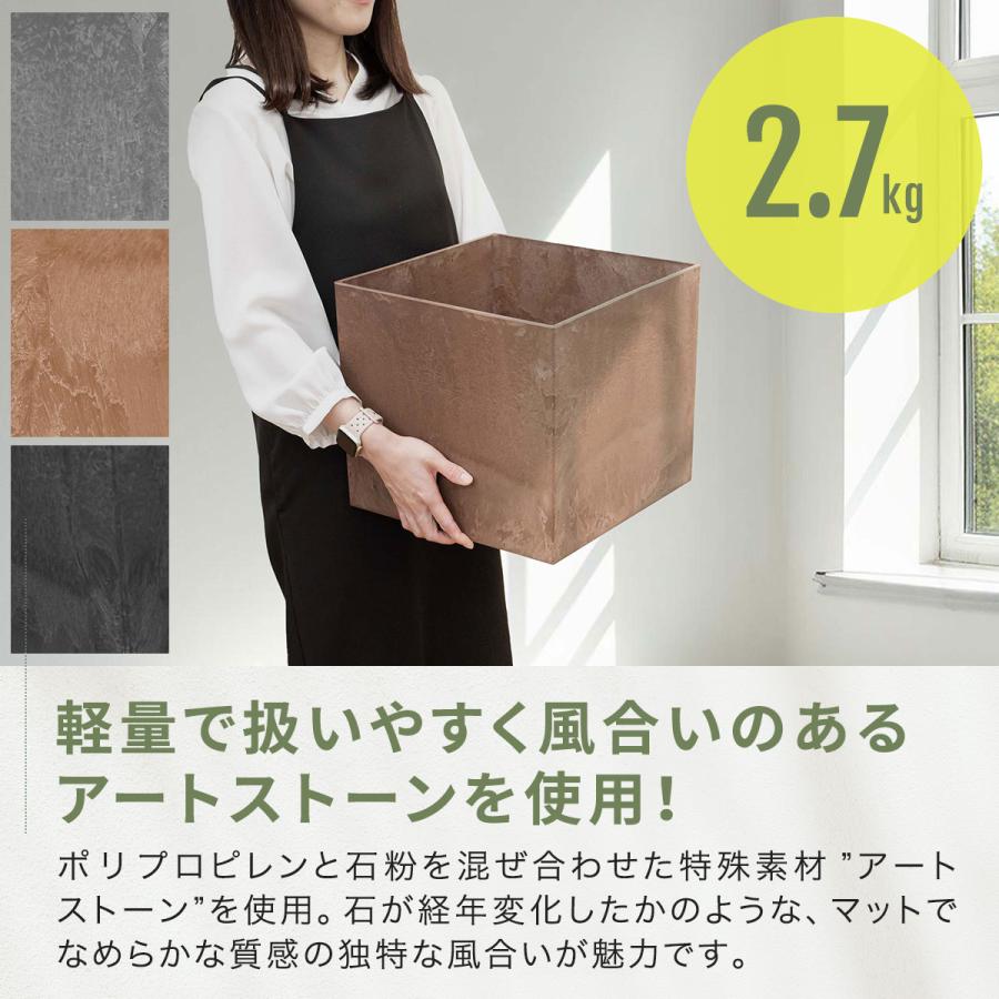 1年保証 プランター 大型 幅32cm×高さ29cm 四角 スクエア プランター