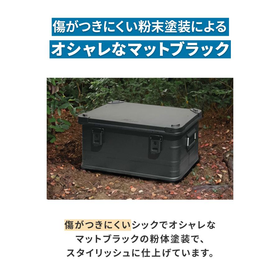 FIELDOOR 1年保証 アルミ コンテナボックス Mサイズ 大型 41L FIELDOOR 1年保証 アルミ コンテナボックス Mサイズ 大型 41L