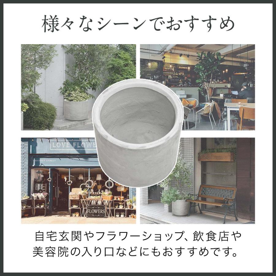 ステンレス製丸型プランターフラワーボックス(園芸鉢) 高さ35cm ステンレス製丸型プランターフラワーボックス(園芸鉢) 高さ35cm