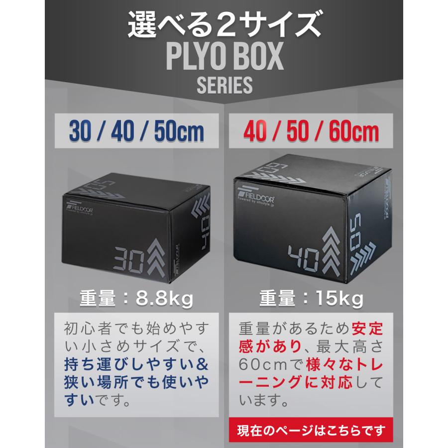 FIELDOOR 1年保証 プライオボックス 昇降台 40cm×50cm×60cm