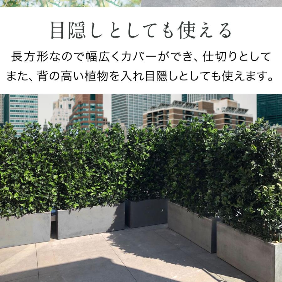 1年保証 プランター 大型 スリム 幅60cm×27cm 長方形 プランター