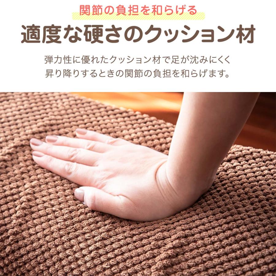 1年保証 ドッグステップ 2段 なだらか 幅40cm 洗えるカバー 犬 階段 コーデュロイ生地 ペット クッション スロープ 踏み台 滑り止め おしゃれ かわい 送料無料 |  | 05