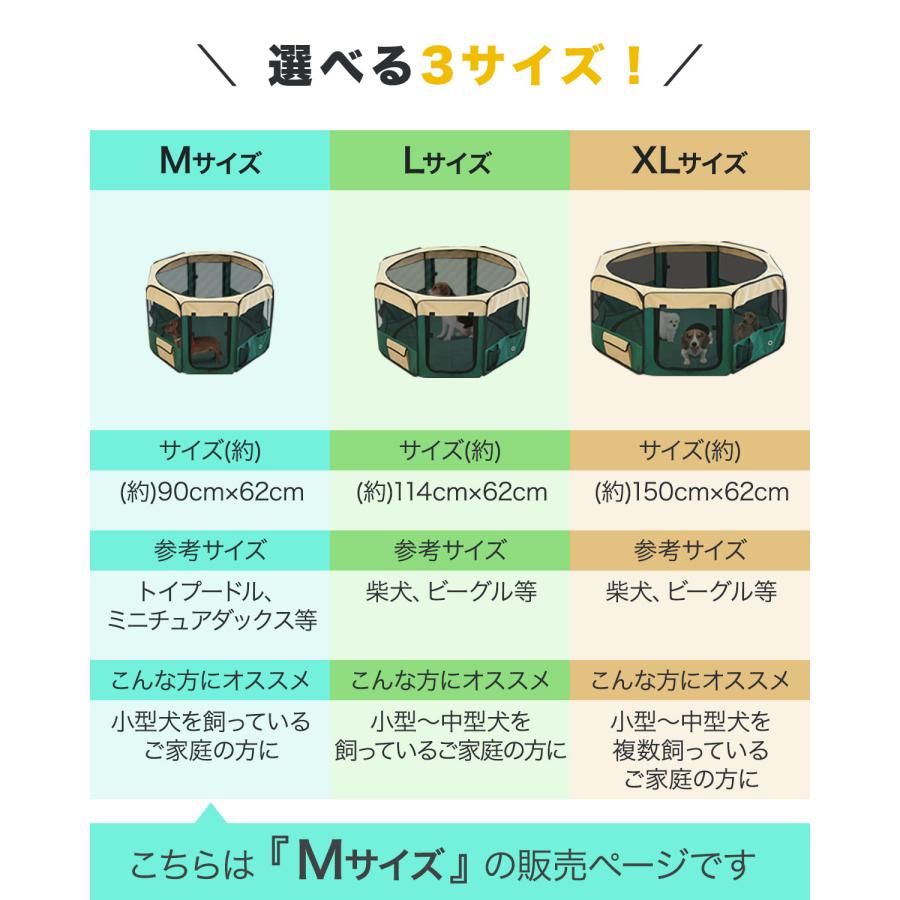 1年保証 ペットサークル ペットハウス メッシュ 折りたたみ 90x62cm 犬