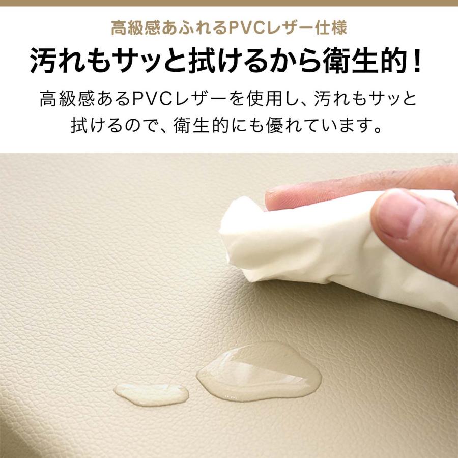 1年保証 犬 階段 ステップ 2段 ドッグステップ 硬め Lサイズ 幅50cm 抗菌 防臭 PVCレザー ペット スロープ 踏み台 滑り止め 犬用階段 送料無料 |  | 04