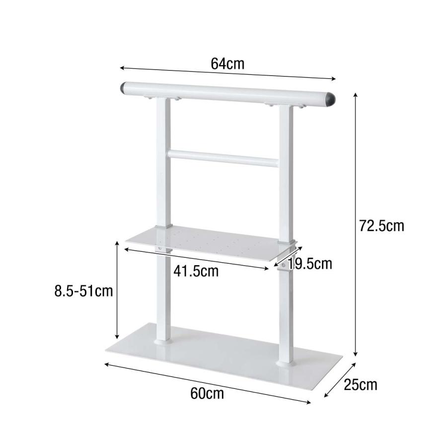 ヤフー1位 ベッド用手すり サイドレール ベッドガード 転落防止 乗り降り補助 立ち上がり補助 ベッド支え 後付け 床置き 固定 補助器具 高齢者 介護 送料無料｜l-design｜07