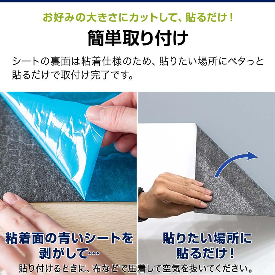 ホワイトボードシート 磁石がくっつく 大判 120cm×90cm 貼ってはがせる