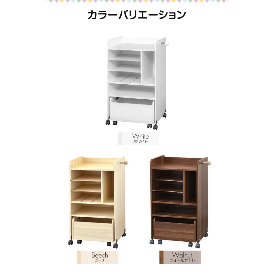 RiZKiZ 1年保証 ランドセルラック キャスター付き スリム 幅48.5