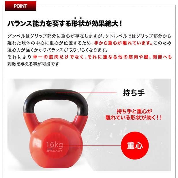 1年保証 ケトルベル 16kg ダンベル ケトルダンベル トレーニング 器具