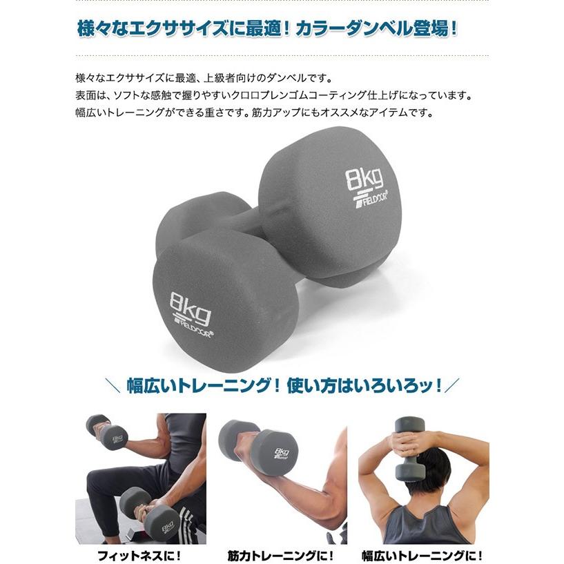 1年保証 ダンベル 8kg 2個セット 合計16kg カラーダンベル 男女 1年保証 ダンベル 8kg 2個セット 合計16kg カラーダンベル 男女