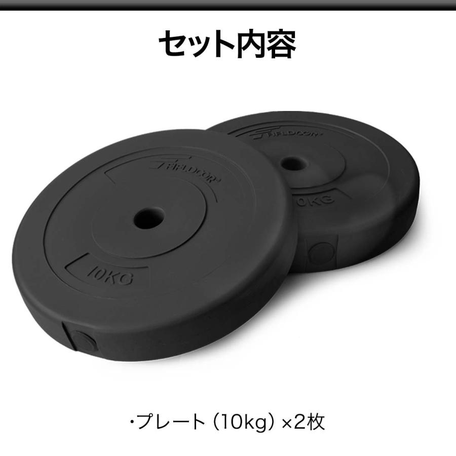1年保証 バーベル 用 プレート 10kg 2個セット ポリエチレン 1年保証 バーベル 用 プレート 10kg 2個セット ポリエチレン