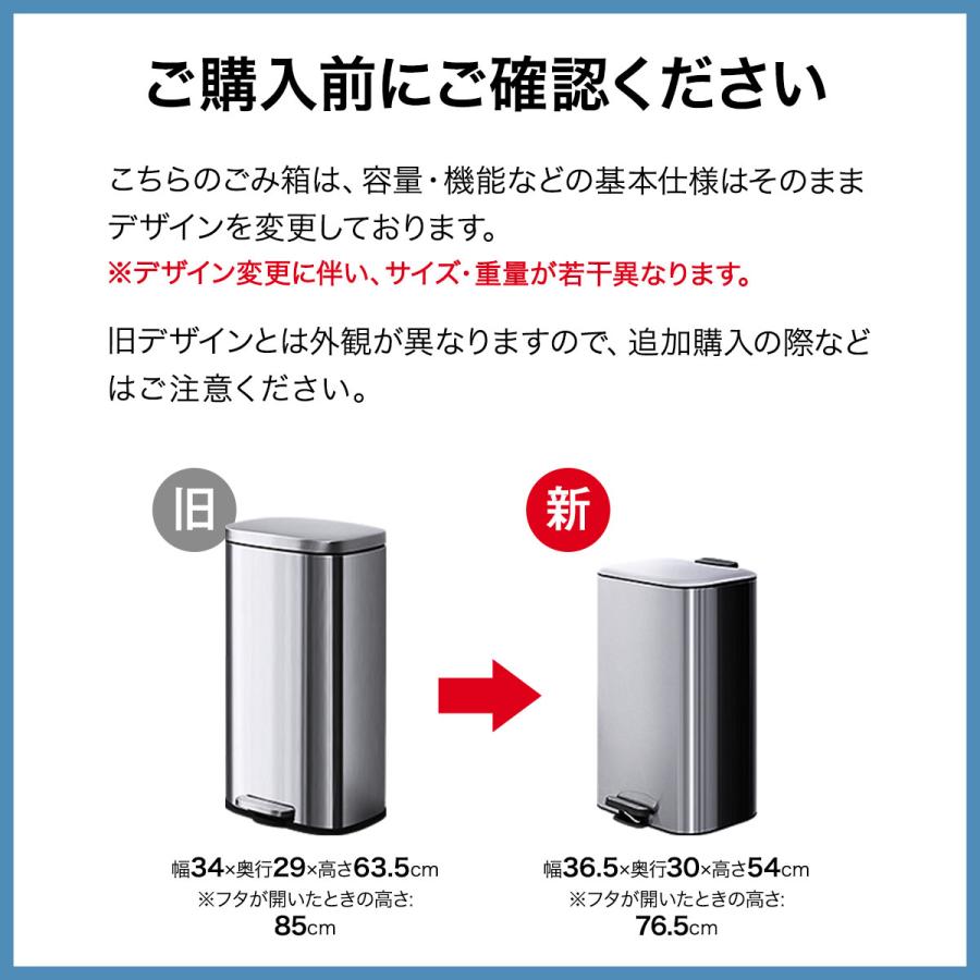 1年保証 ゴミ箱 30L ペダル ふた付き ペダル開閉式 縦型 ステンレス